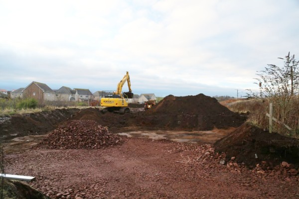 East Linton Station Construction - 2021-12-08